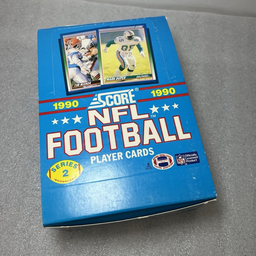 1990 Score NFL Football SERIES 2 Wax Box 36 Sealed Packs (16 Cards Per Pack) NOS